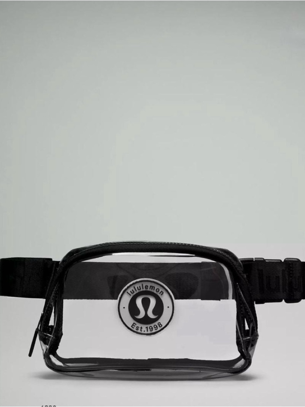lululemon athletica Clear Waist Pack with Black Trim and Logo
